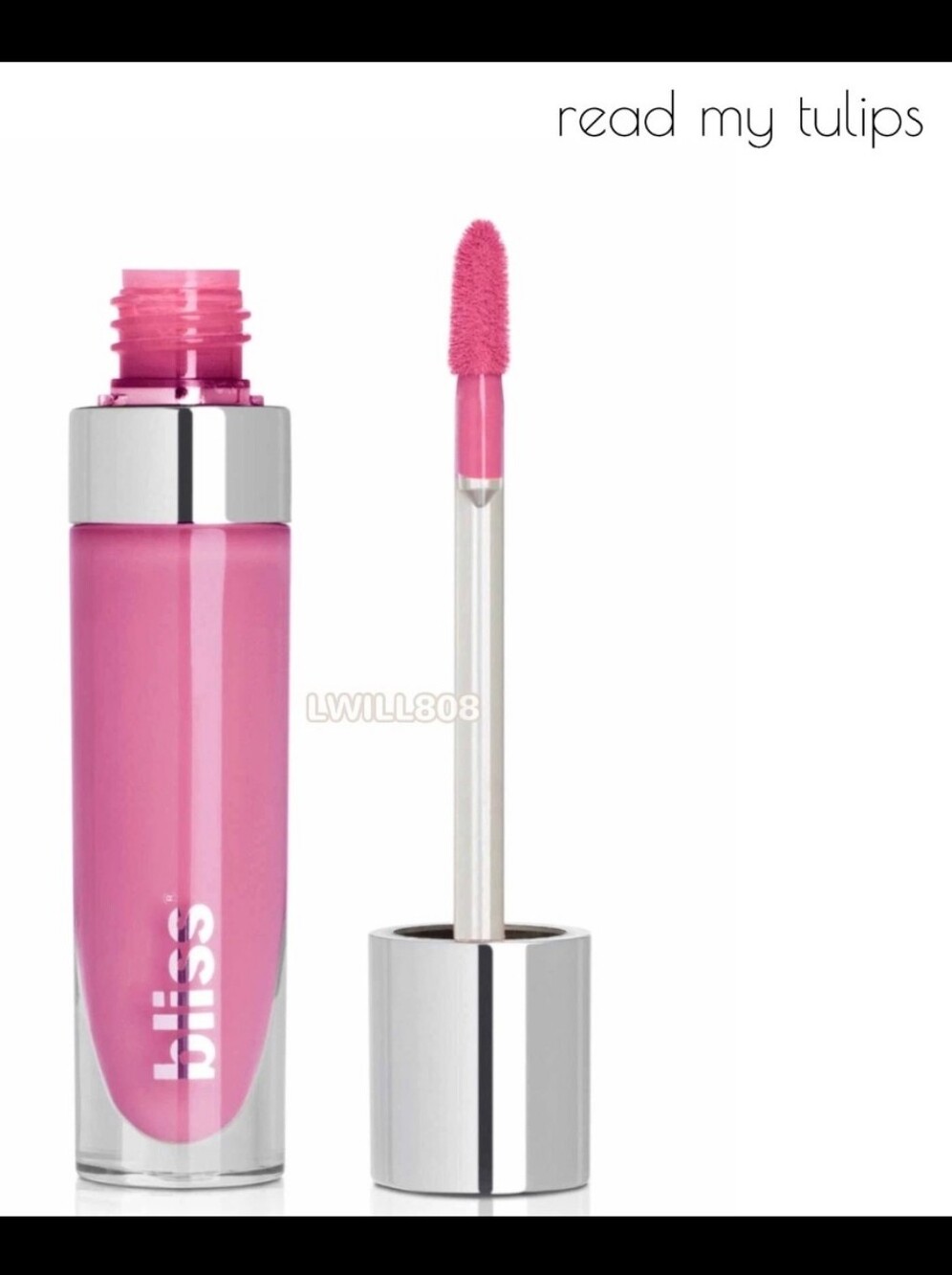 Bliss Bold Over Long Wear Hydrating Liquid Lipstick – Read My Tulips 0.2 oz NEW
